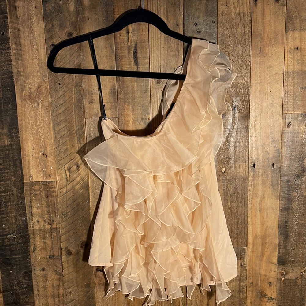 bebe Ruffle Tank